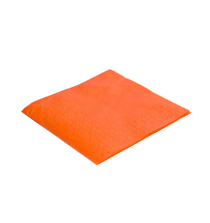 Serviette Papier à Cocktail 20x20 Orange (100 Unités) Serviette Papier à Cocktail 20x20 Orange (100 Unités)