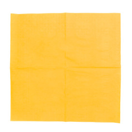 Serviette Papier à Cocktail 20x20 Jaune (100 Utés)