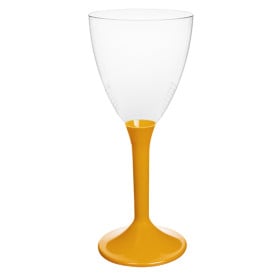 Verre Plastique Vin Pied Mangue 180ml 2P (200 Utés)