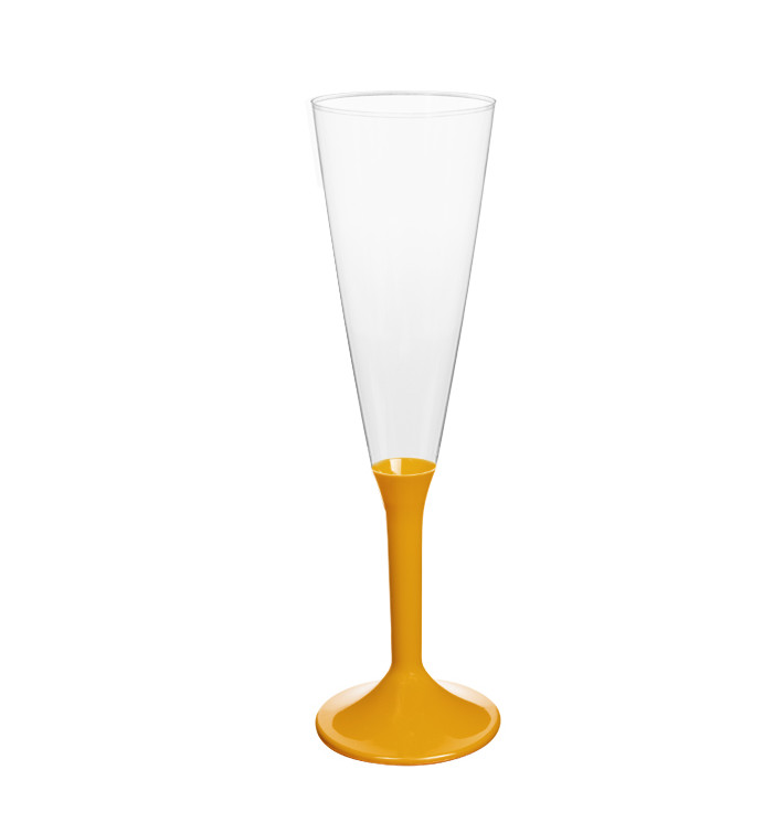 Flûte Champagne Plastique Pied Mangue 160ml 2P (20 Utés) Flûte Champagne Plastique Pied Mangue 160ml 2P (20 Utés)