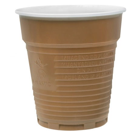 Gobelet Plastique Vending Marron 166ml Ø7,0cm (3.000 Utés)
