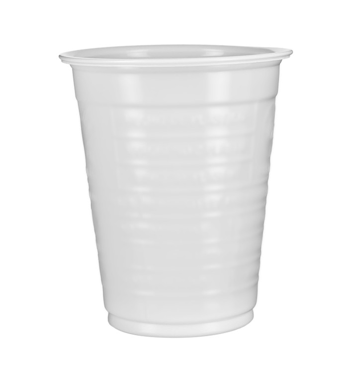 Gobelet Plastique PS Blanc 200ml Ø7,0cm (100 Utés) Gobelet Plastique PS Blanc 200ml Ø7,0cm (100 Utés)