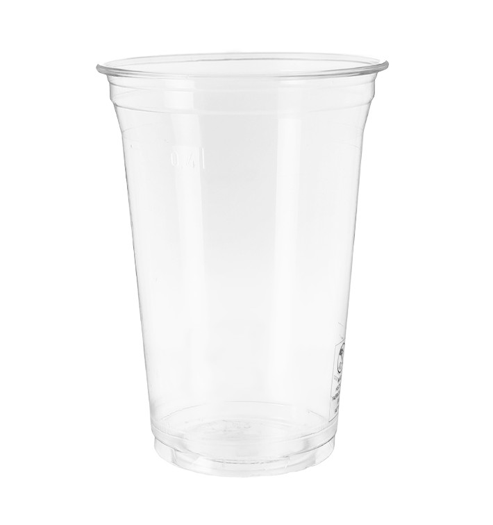 Gobelet PLA Bio Transparent 550ml Ø9,5cm (1120 Unités) Gobelet PLA Bio Transparent 550ml Ø9,5cm (1120 Unités)