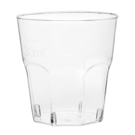 Verre Plastique à Shot Transp. PS Ø40mm 30ml (50 Utés)