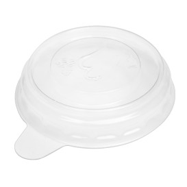 Couvercle PET Transparent Pot à sauce 30ml Ø4,3cm (50 Utés)