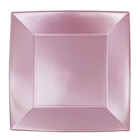 Assiette Plastique Réutilisable Plate Violet Pearl PP 230mm (25 Utés)