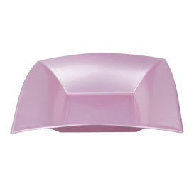 Assiette Plastique Réutilisable Creuse Violet Pearl PP 180mm (300 Utés)