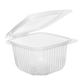 Boîte avec charnière PP Transparent 375ml 123x114mm (900 Utés)