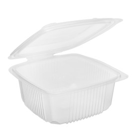 Boîte avec charnière PP Transparent 830ml 158x155mm (50 Utés)