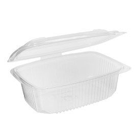 Boîte avec charnière PP Transparent 800ml 185x135mm (300 Utés)