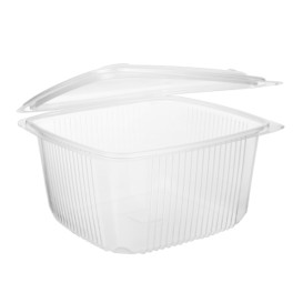 Boîte avec charnière PP Transparent 1800ml 190x185mm (50 Utés)