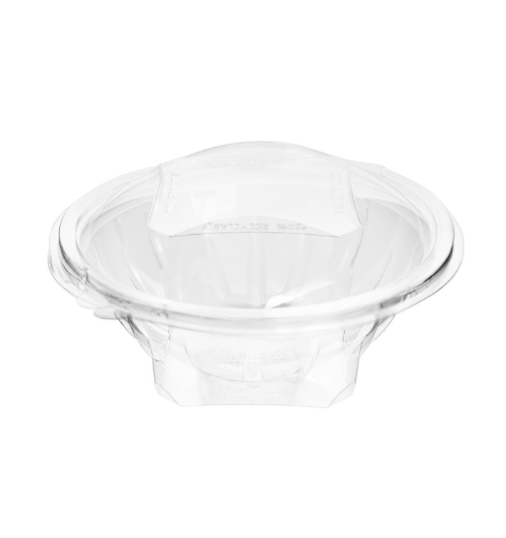 Saladier Rond avec charnière APET Transparent 600ml Ø175mm (46 Utés) Saladier Rond avec charnière APET Transparent 600ml Ø175mm (46 Utés)