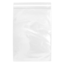 Sachet transparent plat avec rabat adhésif