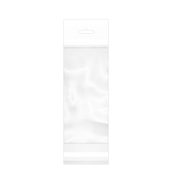 Sac en PP BO Avec Fermeture Adhésive et Trou Européen 6,5x17cm G160 (1.000 Utés) Sac en PP BO Avec Fermeture Adhésive et Trou Européen 6,5x17cm G160 (1.000 Utés)