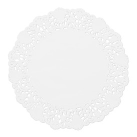 Dentelle en papier blanc Ø140mm (2000 Unités)