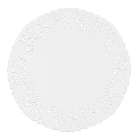 Dentelle en papier blanc Ø180mm (250 Unités)