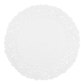 Dentelle en papier blanc Ø240mm (250 Unités)