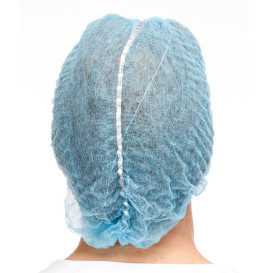 Charlotte en Polypropylène Accordéon Bleu Détectable Ø53cm (1000 Utés)