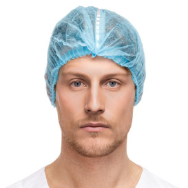 Charlotte en Polypropylène Accordéon Bleu Détectable Ø53cm (1000 Utés)