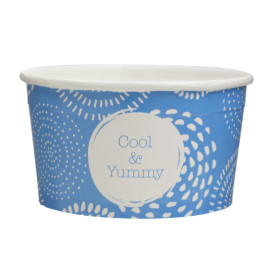 Pot à glace en carton 6oz/175 ml "Cool&Yummy" (2.000 Unités)