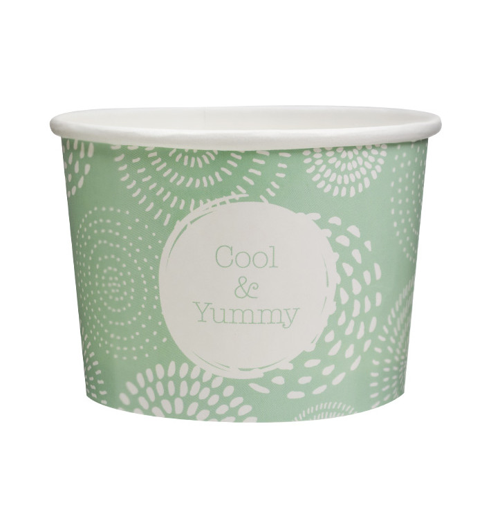 Pot à glace en carton 9oz/260 ml Cool&Yummy (1.320 Unités) Pot à glace en carton 9oz/260 ml Cool&Yummy (1.320 Unités)