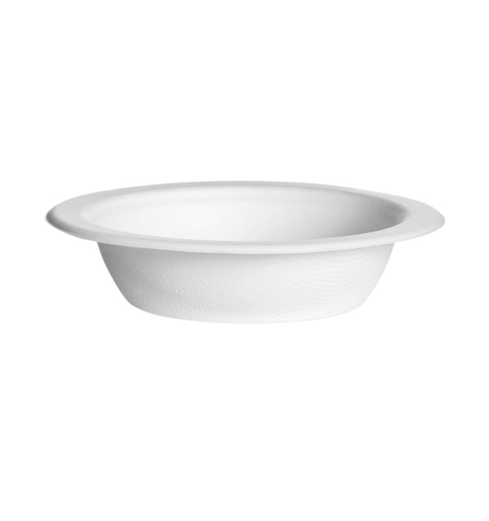 Bol Classique Canne à Sucre Bagasse Blanc 470ml (1.000 Utés) Bol Classique Canne à Sucre Bagasse Blanc 470ml (1.000 Utés)
