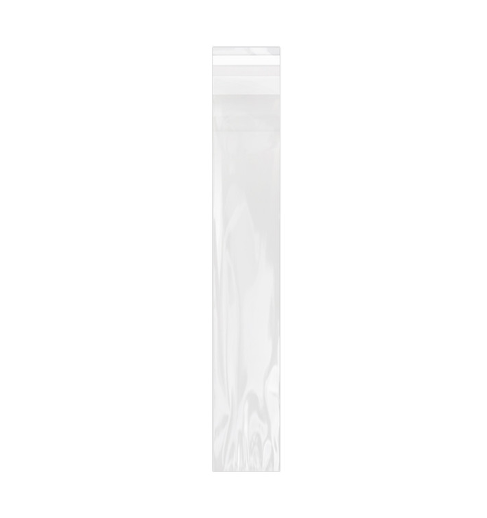 Sac en Polypropylène BO Avec Fermeture Adhésive7x40cm G160 (100 Utés) Sac en Polypropylène BO Avec Fermeture Adhésive7x40cm G160 (100 Utés)