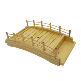 Pont en Bois pour Sushi 43x21,5x12,5cm (10 Utés)