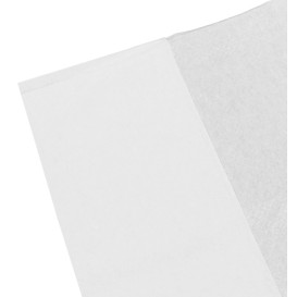 Bavoir Adulte avec poche Blanc 36x65cm (125 Unités)