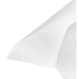 Bavoir Adulte avec poche Blanc 36x65cm (500 Unités)