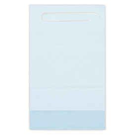 Bavoir Adulte avec poche Bleu 36x65cm (500 Utés)