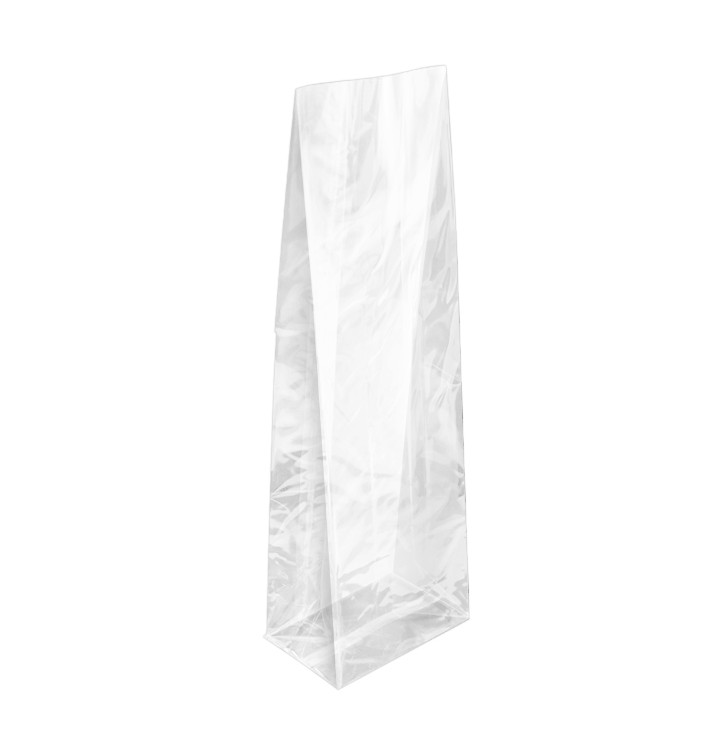 Sac en Polypropylène BO Fond Carré 8x24+5cm G160 (100 Utés) Sac en Polypropylène BO Fond Carré 8x24+5cm G160 (100 Utés)