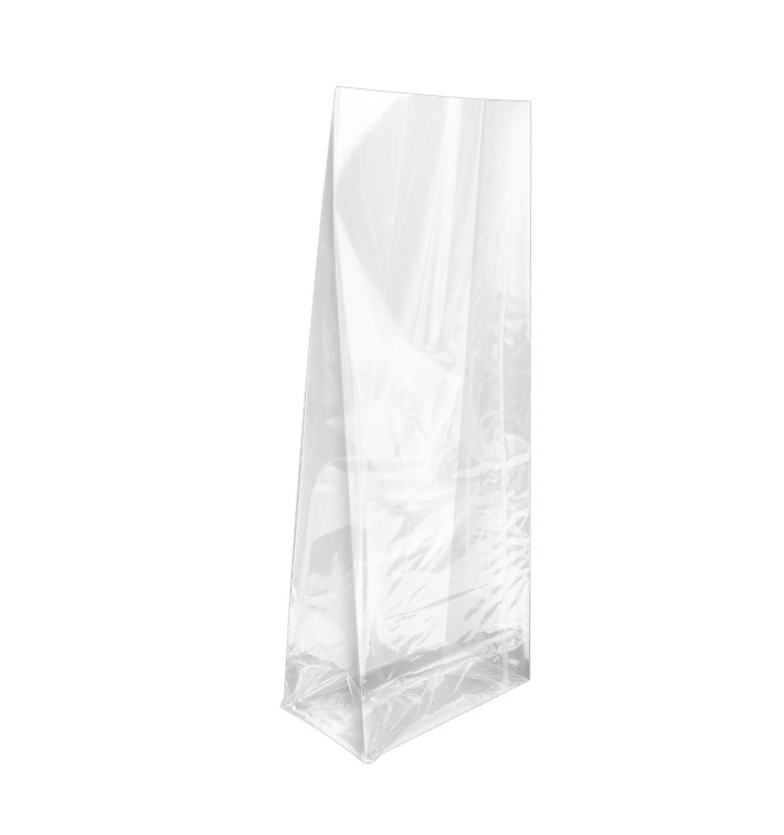 Sac en Polypropylène BO Fond Carré 14x35+8cm G160 (100 Utés) Sac en Polypropylène BO Fond Carré 14x35+8cm G160 (100 Utés)