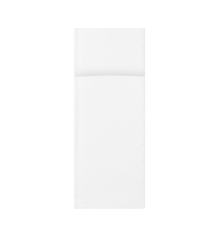 Serviette Kangourou en Papier 30x40cm Blanc (30 Utés) Serviette Kangourou en Papier 30x40cm Blanc (30 Utés)