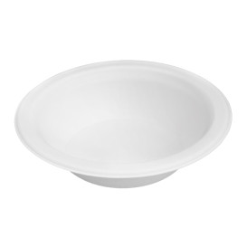 Bol Classique Canne à Sucre Bagasse Blanc 355ml (50 Utés)