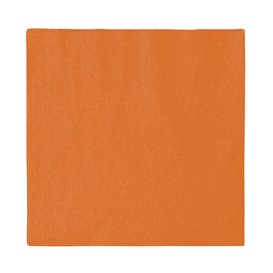 Serviette Papier 2 épaisseurs Orange 33x33cm (50 Unités)