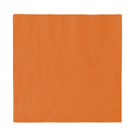 Serviette Papier 2 épaisseurs Orange 33x33cm (50 Unités)