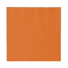 Serviette Papier 2 épaisseurs Orange 33x33cm (50 Unités)