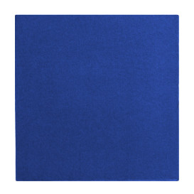 Serviette Papier Bleu 2E Molletonnée 33x33cm (50 Unités)