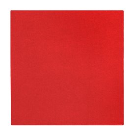 Serviette Papier Rouge 2E Molletonnée 33x33cm (1.200 Unités)