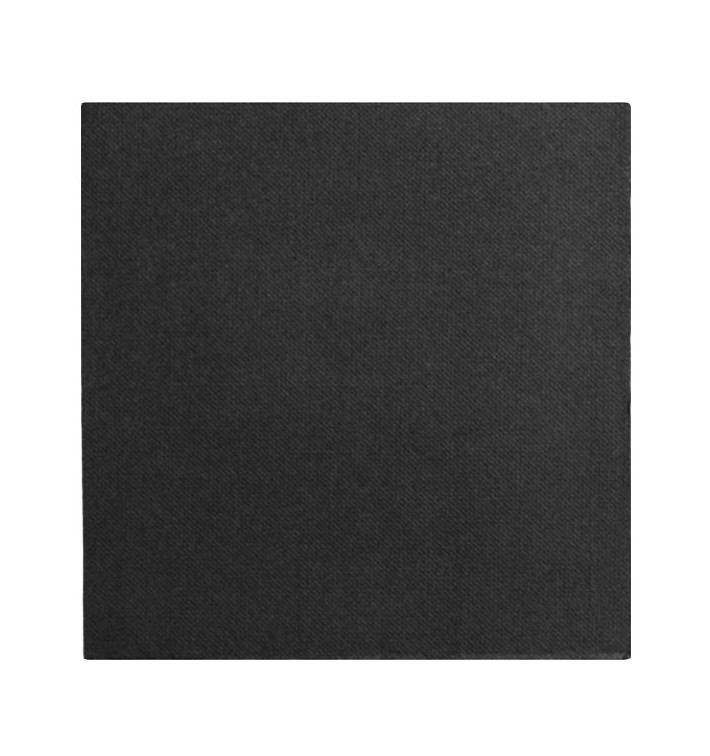 Serviette Papier Noir 2E Molletonnée 33x33cm (50 Unités) Serviette Papier Noir 2E Molletonnée 33x33cm (50 Unités)