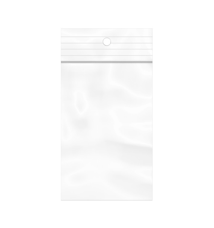 Sac PE Fermeture Zip Perforation 4x6cm G200 (1.000 Utés) Sac PE Fermeture Zip Perforation 4x6cm G200 (1.000 Utés)