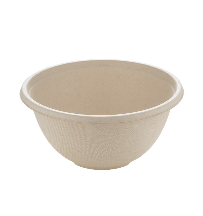 Bol Canne à Sucre "Buddha" 500ml Ø14x7cm (300 Utés) Bol Canne à Sucre "Buddha" 500ml Ø14x7cm (300 Utés)