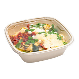 Couvercle Plastique PET Transp. pour Bol 36x36cm (5 Utés)
