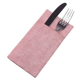 Serviette Kangourou en Papier Vaquero Bordeaux 40x40cm (30 unités)
