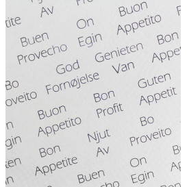 Set de Table papier 30x40cm"Bon Profit" (1.000 Utés)