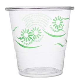 Gobelet PLA "Green Spirit" Transparent 250ml (50 Utés)