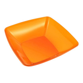 Bol PS Cristal Dur Orange 3500ml 28x28cm (1 Uté)