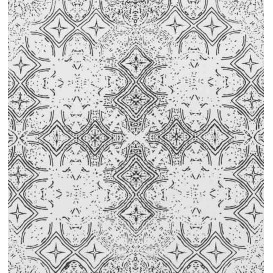 Nappe en papier 1x1m "Mosaïque" Noir 40g/m² (400 Utés)
