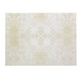 Nappe en papier 1x1m "Mosaïque" Crème 40g/m² (400 Utés)